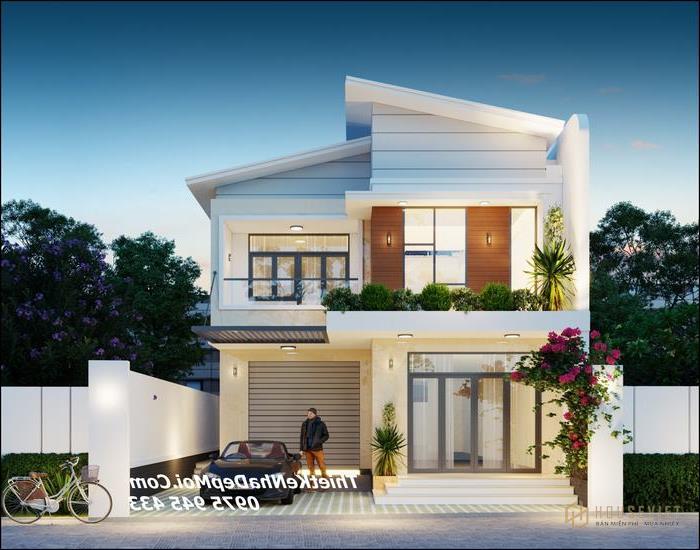Mẫu nhà 2 tầng 8x15 mới nhất 2022