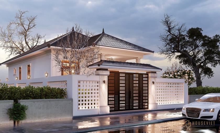 Chọn vị trí, hướng đất trong thiết kế biệt thự hợp phong thủy.