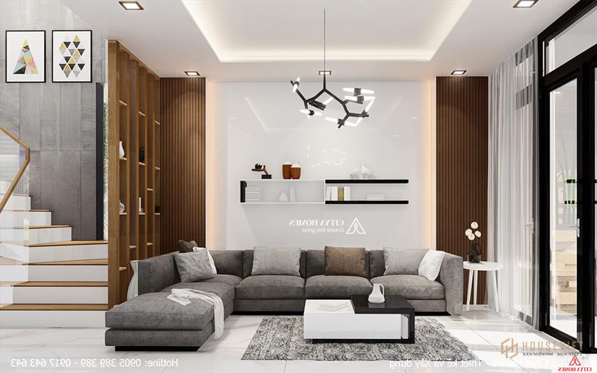 Mẫu nội thất không gian phòng khách