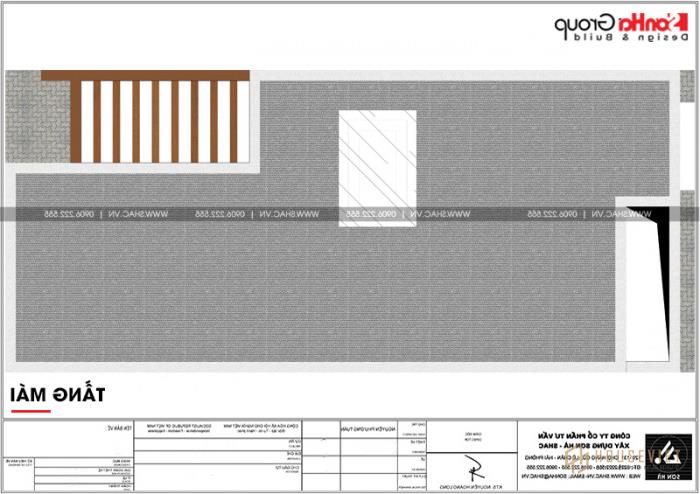 Mẫu nhà ống 3 tầng đẹp hiện đại diện tích 6,2x12,5m tại Bắc Ninh - SH NOD 0201 21 Công năng thiết kế nhà ống 3 tầng mái thái hiện đại tại Bắc Ninh
