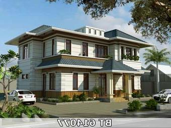 Mẫu thiết kế nhà 2 tầng 160m2 BT614077