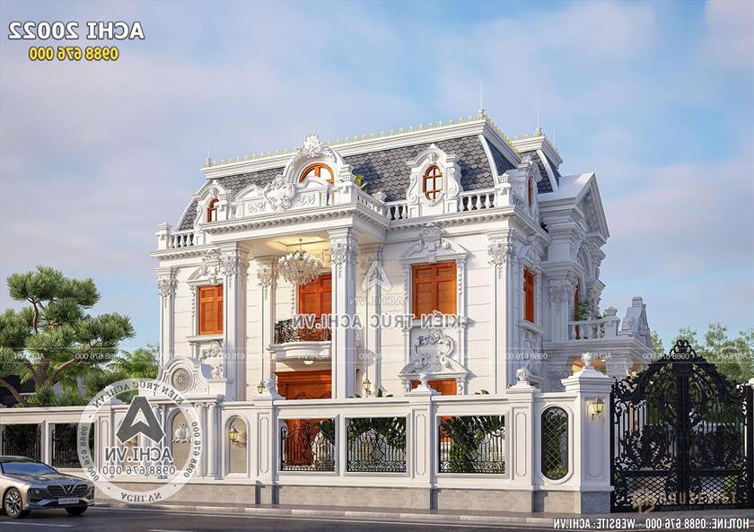 Ngoại thất mẫu biệt thự 2 tầng 1 tum độc đáo và cuốn hút Ngoại thất mẫu biệt thự 2 tầng 1 tum độc đáo và cuốn hút