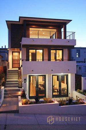 Nét độc đáo và sáng tạo của mẫu nhà ống 2 tầng bản vẽ thiết kế nhà ống 2 tầng 1 tum