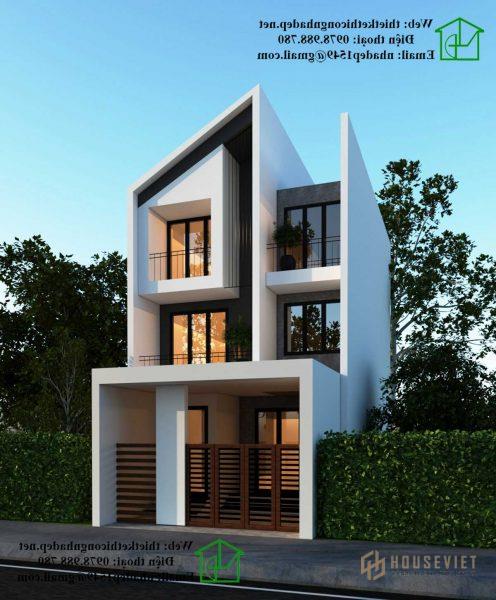 Nhà phố 3 tầng 7x12m 2