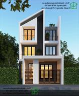 Mê mẩn với mẫu nhà phố 3 tầng 7x12m mái xéo đẹp NDNP3T35