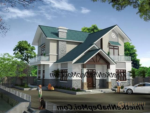 Nhà mái thái 2 tầng ở quê Hà Nam 5 phòng ngủ 