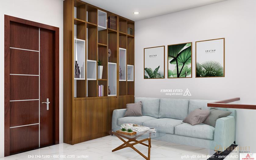 Không gian sinh hoạt chung được bố trí hợp lý