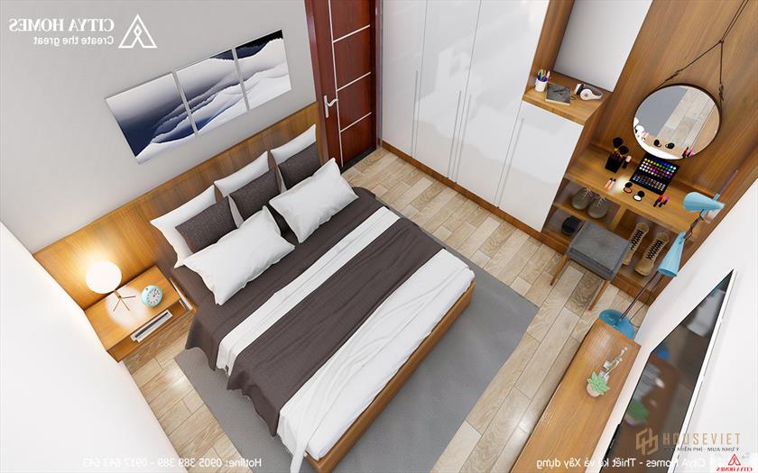 Bố trí phòng ngủ hẹp