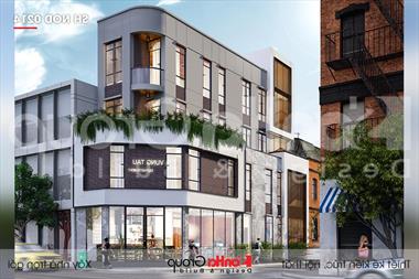 Mẫu nhà phố kinh doanh hiện đại kết hợp căn hộ cho thuê 5,4m x 19,1m tại Vũng Tàu - SH NOD 0214