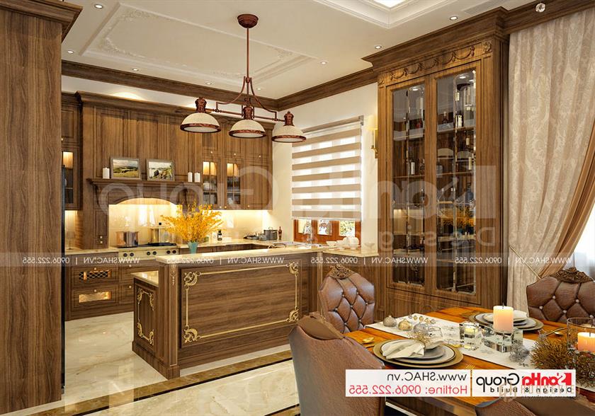 Biệt thự tân cổ điển 3 tầng rộng 300m2 có gara sân cổng đẹp – SH BTP 0162 20 Trang trí nội thất đẹp và hiện đại