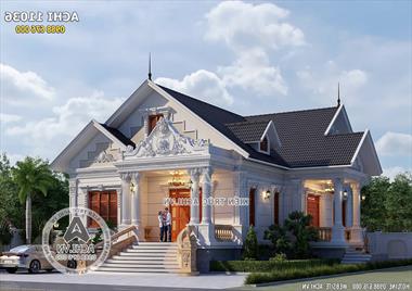 Biệt thự tân cổ điển 1 tầng đẹp tại Bắc Ninh - Mã số: ACHI 11036