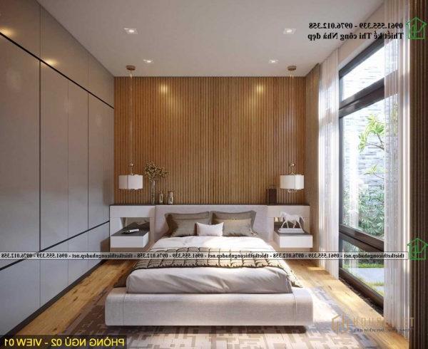 Thiết kế nội thất phòng ngủ nhà cấp 4 phong cách hiện đại sang trọng. Thiết kế nội thất phòng ngủ nhà cấp 4 phong cách hiện đại sang trọng.