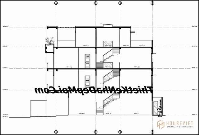 thiết kế nhà có sân thượng