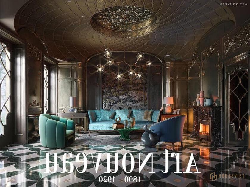 Phong cách thiết kế theo trường phái Tân nghệ thuật