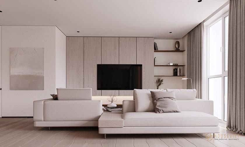 thiết kế nội thất tối giản