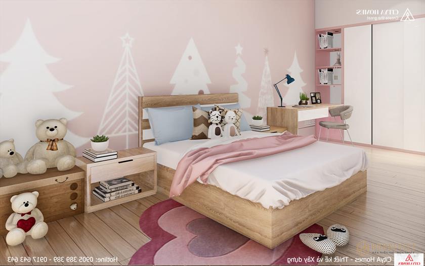 Phòng bếp tiện nghi và tối giản Phòng ngủ của bé được trang trí rất dễ thương