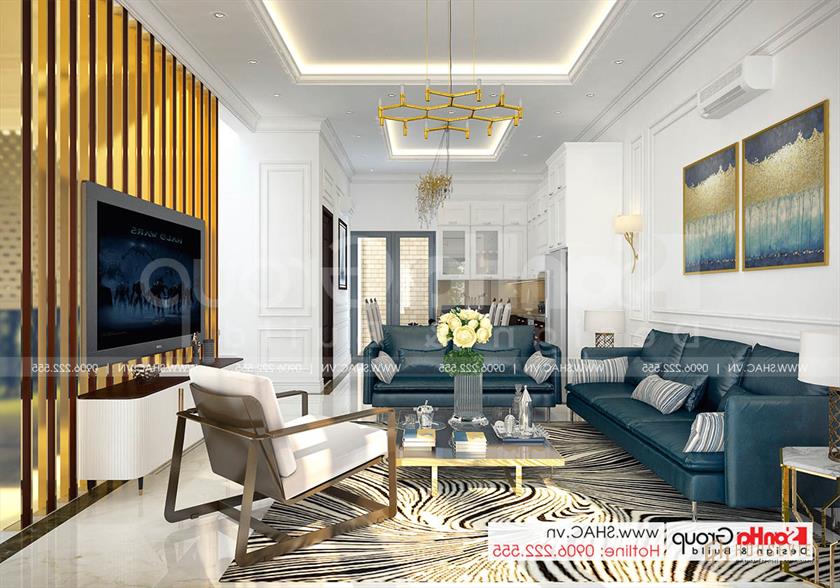 Không gian tiện nghi trong biệt thự hiện đại 2 tầng 92m2 – SH BTD 0082 8 Nội thất biệt thự hiện đại 2 tầng tại Hải Phòng