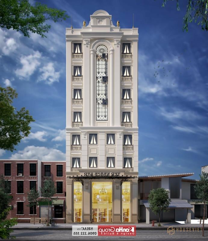 Thiết kế khách sạn mini 6 tầng tại Hải Phòng Thiết kế khách sạn mini 6 tầng tại Hải Phòng