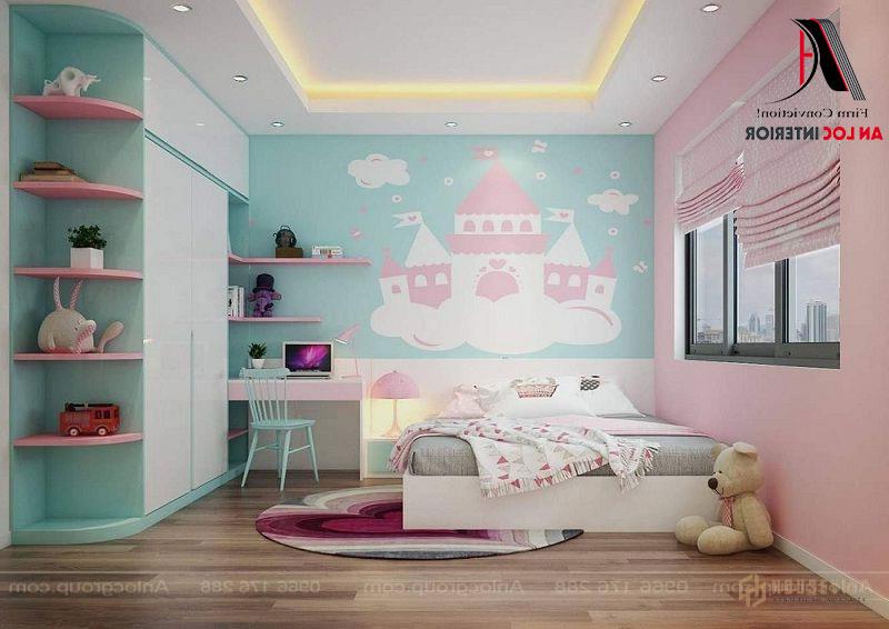 Trang trí căn phòng hài hòa không tạo cảm giác bức bí, khó chịu.