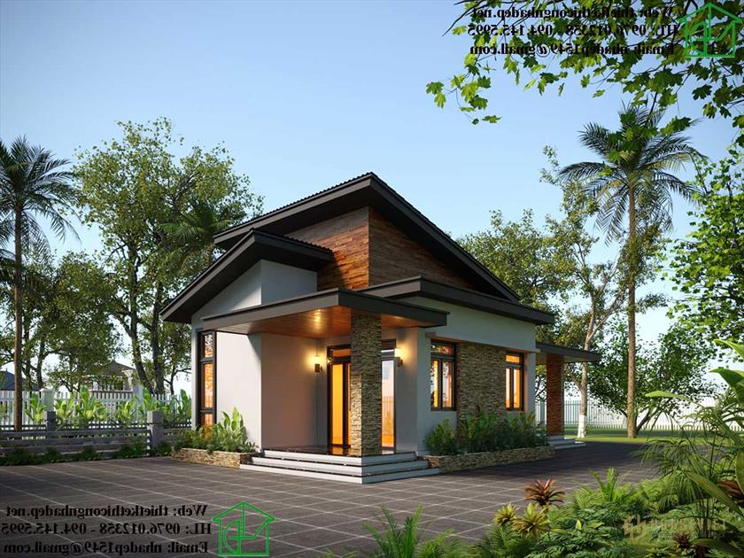 mẫu nhà cấp 4 6x13m NDNC4101