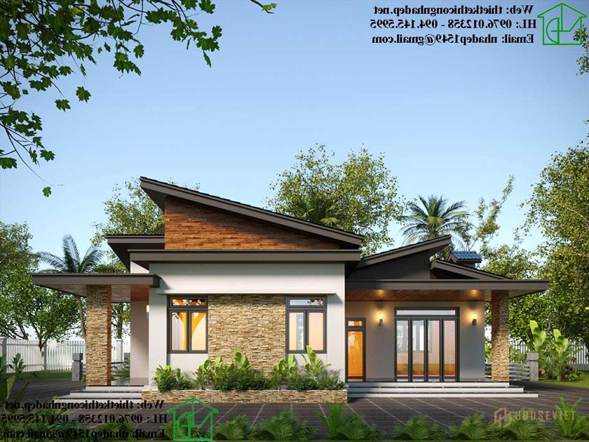 mẫu nhà cấp 4 6x13m NDNC4101