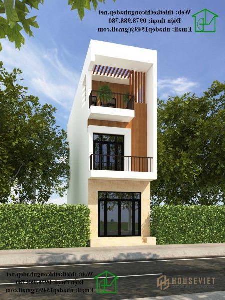 mặt tiền nhà phố 3 tầng 4x10m