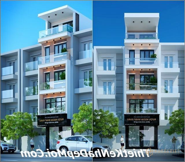 Mẫu nhà ống 5 tầng hiện đại