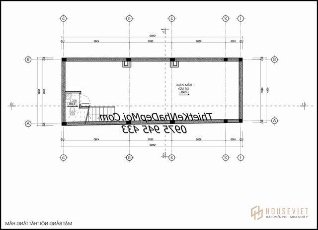 Mẫu thiết kế nhà ống 5 tầng