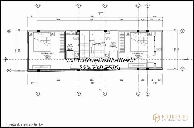 Mẫu thiết kế nhà ống 5 tầng đẹp
