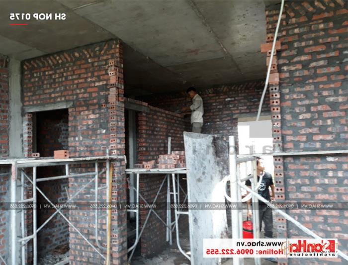 Xây nhà trọn gói kiểu pháp 3 tầng có gara ô tô tại Hải Phòng 36 Dịch vụ xây nhà tại Hải Phòng của Tập đoàn Sơn Hà gặt hái được nhiều thành công