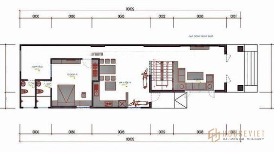 Bản Vẽ Nhà Cấp 4 5x20