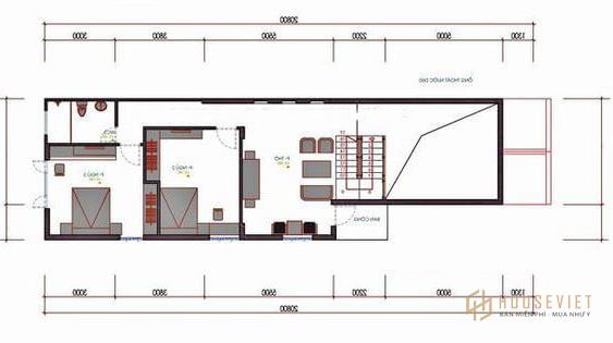 Bản Vẽ Nhà Cấp 4 5x20