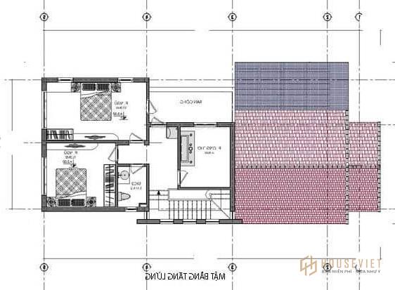 bản vẽ nhà cấp 4 5x20