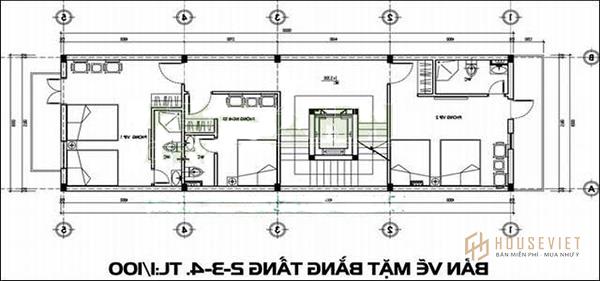 Kiến trúc tầng 2, 3, 4 tiện nghi, đảm bảo trong quá trình sinh hoạt