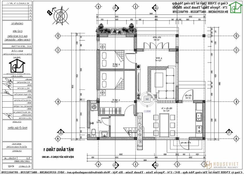 Công năng sử dụng của tầng 1 