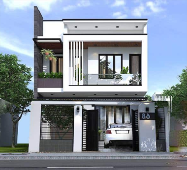 Thiết kế nhà phố 7x15m có bao nhiêu phòng ngủ?