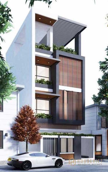 Top những mẫu nhà phố 4 tầng sang trọng, thiết kế ấn tượng