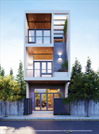 Mẫu thiết kế nhà phố 90m sở hữu không gian tiện nghi, hiện đại