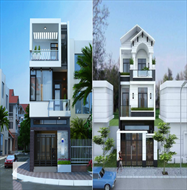 Mẫu nhà phố 1 trệt 2 lầu 4x16m hút chủ đầu tư