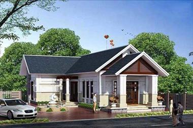 Chiêm ngưỡng mẫu nhà cấp 4 2 phòng ngủ chữ L được ưa chuộng nhất hiện nay