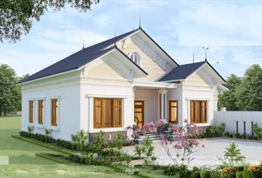 Mẫu nhà cấp 4 12x12m nổi bật nhất thị trường xây dựng