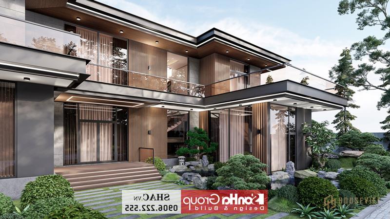 Công trình thiết kế biệt thự 2 tầng đẹp Công trình thiết kế biệt thự 2 tầng đẹp