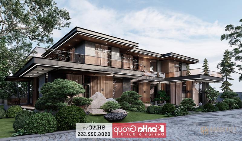 Mẫu biệt thự hiện đại 2 tầng Mẫu biệt thự hiện đại 2 tầng