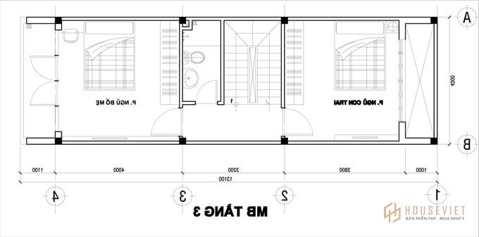 Nhà ống 4x12m |  Kiến trúc sư và Tư vấn thiết kế nội thất