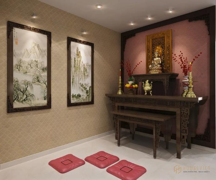 Phòng thờ trang nghiêm