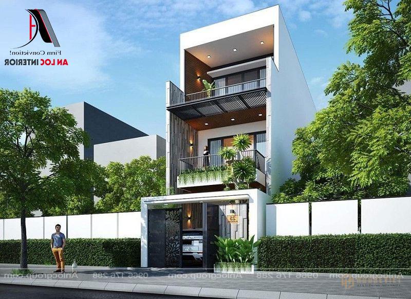 Màu xanh lam tự nhiên được bố trí hài hòa, cân bằng màu sắc cho không gian