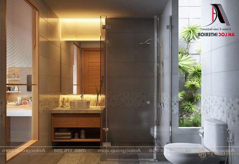 Phòng tắm đầy đủ tiện nghi, hiện đại tạo cảm giác thư thái, dễ chịu
