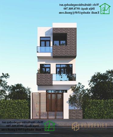 Nhà phố 3 tầng mặt tiền 6m