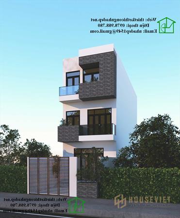 Nhà phố 3 tầng mặt tiền 6m 3