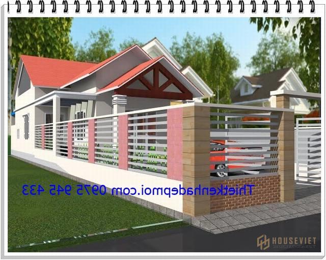 mau nha cap 4 mai thai dep 84m2 2 phong ngu